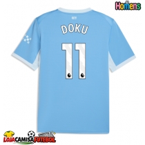 Camisa de Futebol Manchester City Jeremy Doku #11 Equipamento Principal 2026-27 Manga Curta